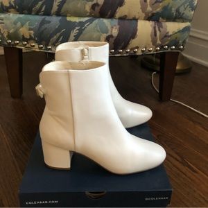 Cole Hahn, brand new booties!!! Great for weddings, confirmations, communions!!!